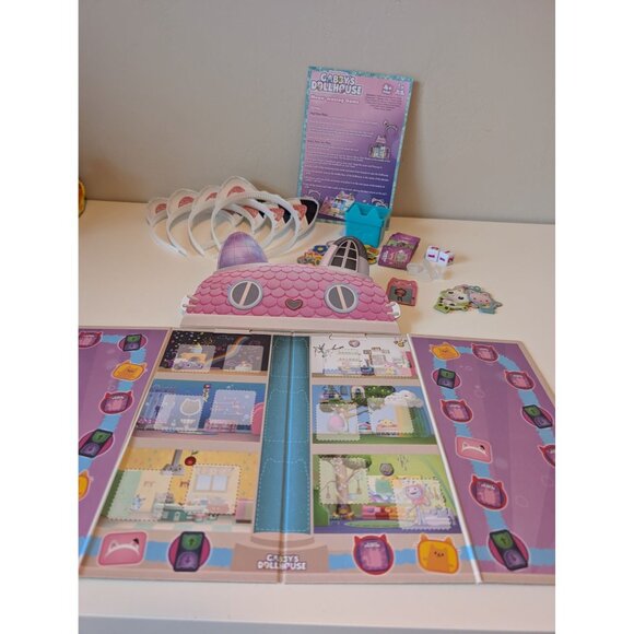 Gabbys Dollhouse Meow-Mazing Board Game For Kids With 40+ Pieces & Accessories - Picture 4 of 7